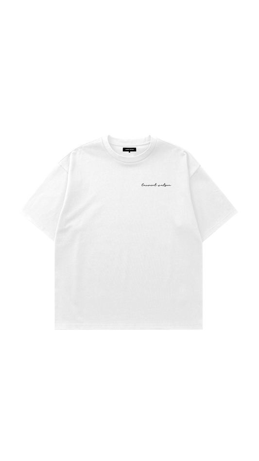 LW CLASSIC EMBROIDERY T-SHIRT - WHITE